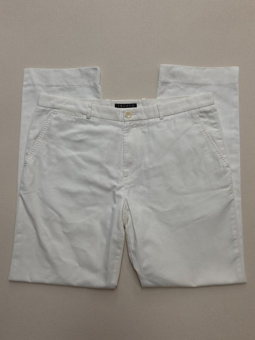 Theory Devito/Judson Linen Blend Pants 36 X 32